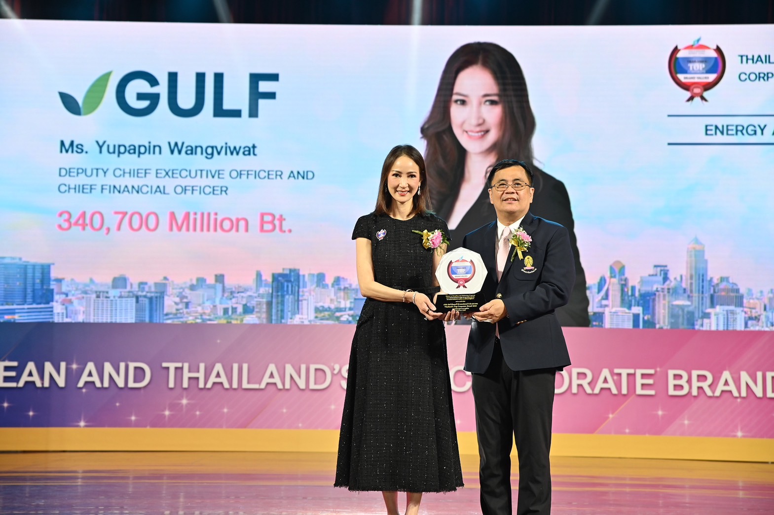กัลฟ์ คว้ารางวัล บริษัทที่มีมูลค่าแบรนด์องค์กรสูงสุด ในหมวดธุรกิจพลังงานและสาธารณูปโภค 3 ปีซ้อน