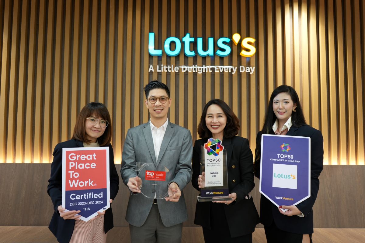 โลตัส คว้า 3 รางวัลใหญ่ จากเวทีระดับสากล
