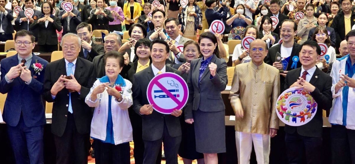 “หมอชลน่าน” หนุน เครือข่ายฯร่วมสร้างสังคมไทยปลอดบุหรี่และบุหรี่ไฟฟ้า