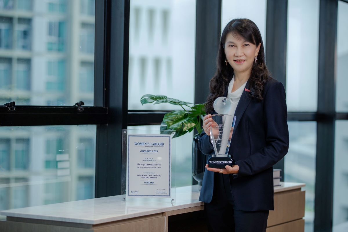 แม่ทัพหญิงการเงินทรู คอร์ปอเรชั่น “ยุภา ลีวงศ์เจริญ” รับรางวัล Best Women CFO – Telecom