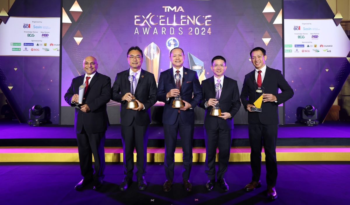เอสซีจี คว้า 5 รางวัลงาน TMA Excellence Awards 2024 โดดเด่นด้านผู้นำ พัฒนาคน