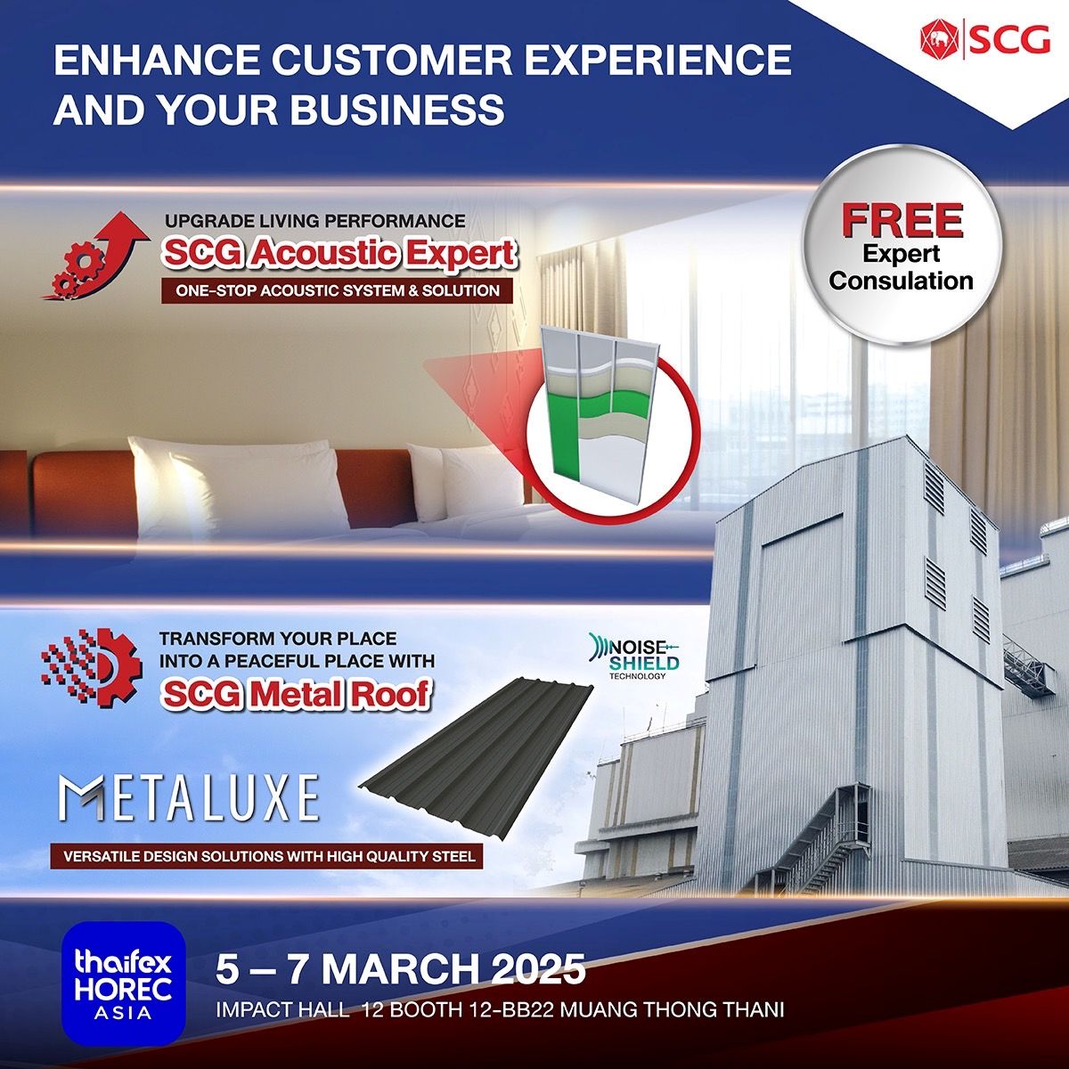 SCG นำเสนอโซลูชัน ยกระดับประสบการณ์ลูกค้าและธุรกิจ ในงาน THAIFEX-Horec Asia 2025