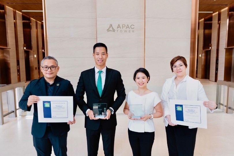 APAC Tower ร่วมกับ SCG ตอกย้ำความสำเร็จคว้ารางวัล Fitwel Best in Building Health 2025