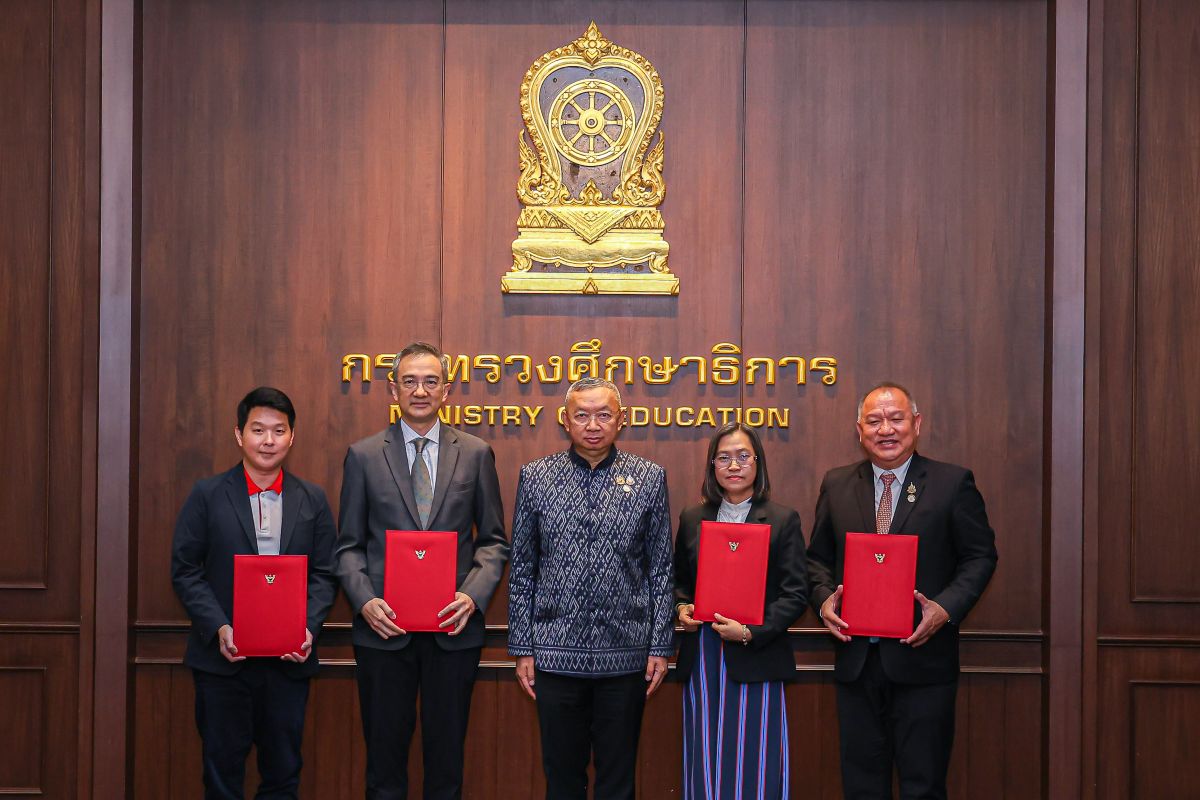 S&P ร่วมพิธีลงนามความร่วมมือทางการศึกษา โปรแกรมการจัดการเรียนรู้ด้วยตนเองระบบทวิภาคี