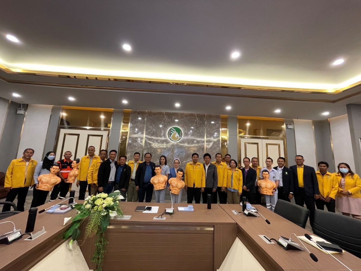 กยท. สานพลังเครือข่ายนวัตกรรมยาง ส่งมอบหุ่น CPR สนับสนุนการช่วยชีวิตขั้นพื้นฐานในชุมชน