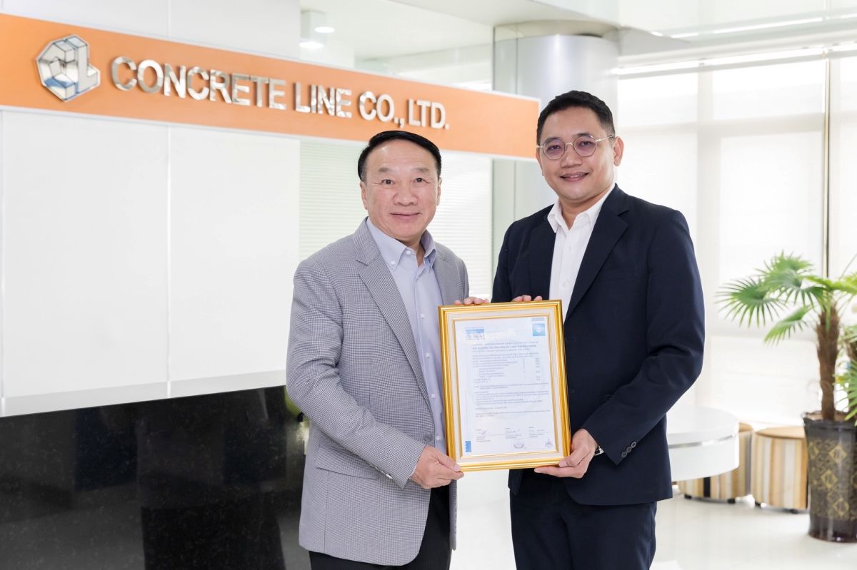 “คอนกรีตไลน์” ร่วมมือ SCG BLC มุ่งสู่ความเป็นองค์กรคาร์บอนต่ำ ด้วยการได้รับรอง Carbon Footprint for Organization โดย TGO และ ISO 14064-1
