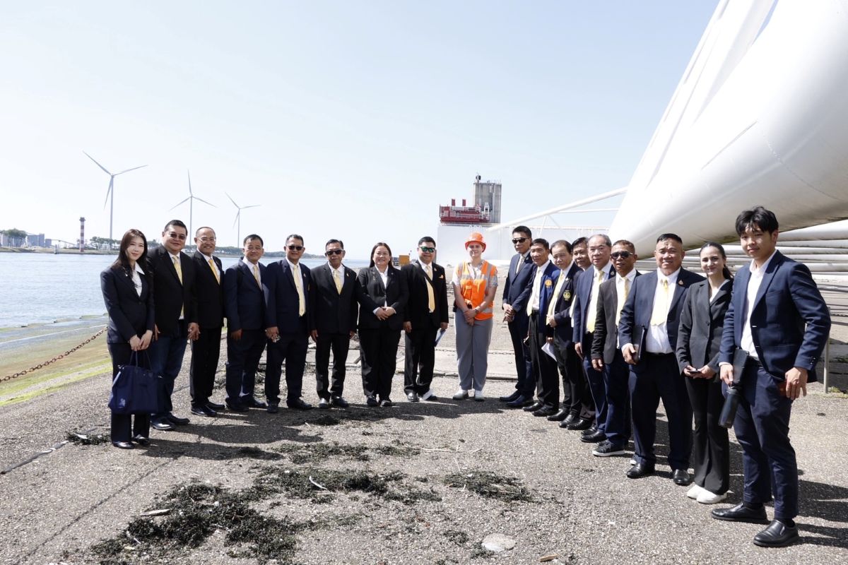 กมธ.ทรัพยากรธรรมชาติและสิ่งแวดล้อม วุฒิสภา ศึกษาดูงานระบบบริหารจัดการน้ำของจริงที่แดนกังหันลม
