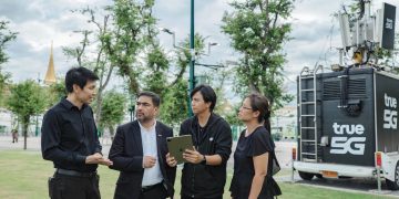 ทรู คอร์ปอเรชั่น ตรวจสอบความพร้อมโครงข่าย 5G, 4G และ WiFi รอบสนามหลวงและพระบรมมหาราชวัง