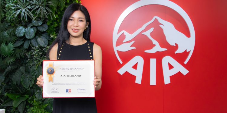 เอไอเอ คว้ารางวัลดีเด่นด้านกิจการเพื่อสังคม จากสภาหอการค้าอเมริกัน ระดับ Platinum