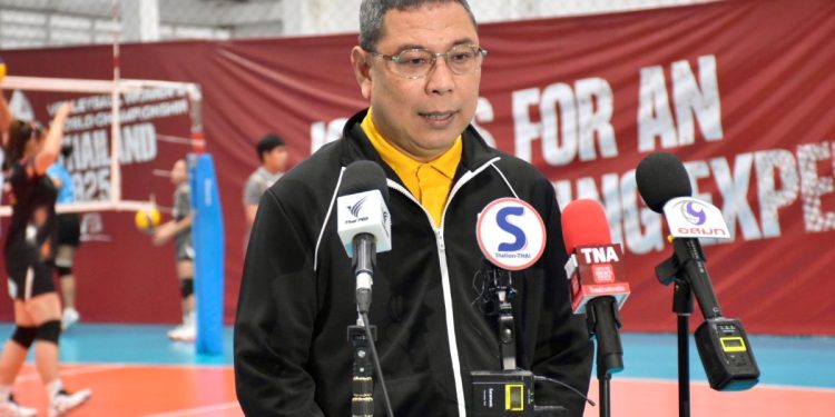 ดร.ณัฏฐ์ ธีรณัฐสุภานนท์ ประธานมูลนิธิกองทุนพัฒนาการกีฬา เดินทางเยี่ยมให้กำลังใจนักกีฬา ก่อนลุยศึกซีเกมส์ครั้งที่ 33