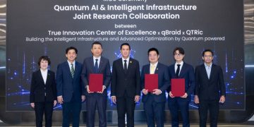 ครั้งแรกในไทย! ทรู ผนึก QTRic เครือข่ายควอนตัมในไทย และ qBraid จากสหรัฐอเมริกา ลงนาม MoU สร้างระบบนิเวศด้าน Quantum AI และ โครงสร้างพื้นฐานอัจฉริยะ ร่วมขับเคลื่อนประเทศไทยสู่ศูนย์กลางควอนตัมระดับภูมิภาค