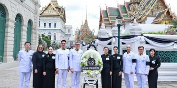 เอไอเอ ประเทศไทย เป็นเจ้าภาพพระพิธีธรรมสวดพระอภิธรรมพระบรมศพ สมเด็จพระนางเจ้าสิริกิติ์ พระบรมราชินีนาถ พระบรมราชชนนีพันปีหลวง