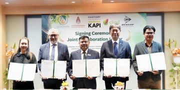 กยท. ดีลความร่วมมือ 5 หน่วยงานจาก 3 ประเทศ หนุนวิจัย ‘ระบบกรีดยางความถี่ต่ำ’ ลดภาระแรงงาน เพิ่มประสิทธิภาพการจัดการสวนยาง เสริมคุณภาพผลผลิตยาง