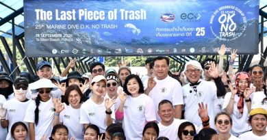 รวมพลอาสาสมัครนักดำน้ำและเก็บขยะชายหาด กิจกรรมรักษ์โลก O.K. NO TRASH 2026 ภายใต้แนวคิด “The Last Piece of Trash” “25 ปี…กิจกรรมดำน้ำเก็บขยะและเก็บขยะชายหาด”