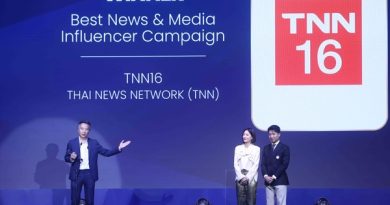 TNN ช่อง 16 ตอกย้ำผู้นำคอนเทนต์ข่าวคุณภาพ TNN Tech คว้ารางวัลเวที Thailand Influencer Awards 2026