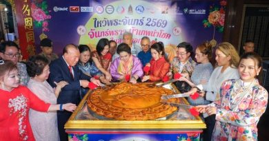 ชมขนมไหว้พระจันทร์ยักษ์ใหญ่ที่สุดในไทย อ.คฑา ชวนจิบน้ำชา ชมจันทร์ เที่ยวไทยรับพลังบวก ณ มูลนิธิเทียนฟ้า