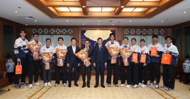ธอส. ร่วมยินดีทัพนักกีฬาเทควันโดไทยสร้างผลงานในเอเชียนเกมส์ 2026